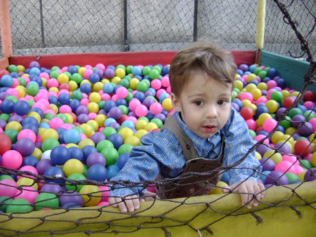 Piscina de Bolinha dentro